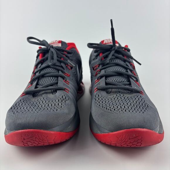 Nike Reax Lightspeed Training Shoes Men's Size 12 Grey / Red 807194-001 - Picture 2 of 12